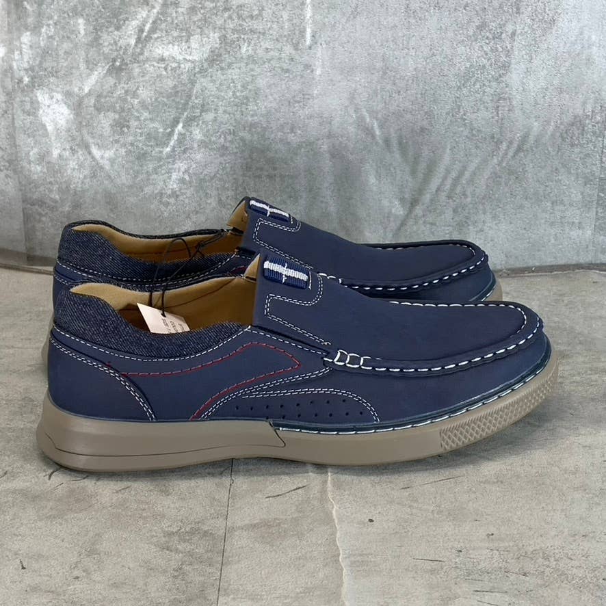 XRAY FOOTWEAR Men's Navy Faux Leather Duane Slip-On Loafers SZ 7.5