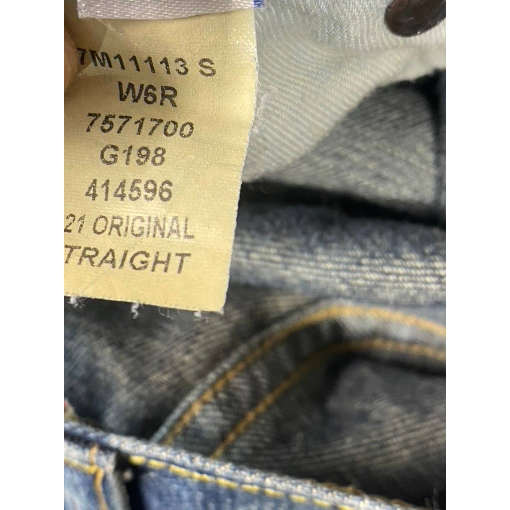 LUCKY BRAND Men's Blue 221 Original Straight Denim Jeans SZ 33X30