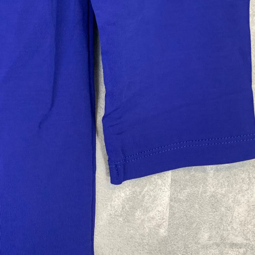 TOPSHOP Boutique Solid Royal Blue 3/4 Sleeve Top SZ 2