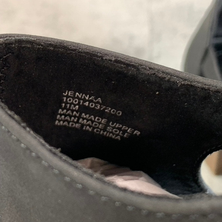 STYLE & CO Women's Black Jennaa Peep-Toe Cut-Out Block-Heel Shooties SZ 11