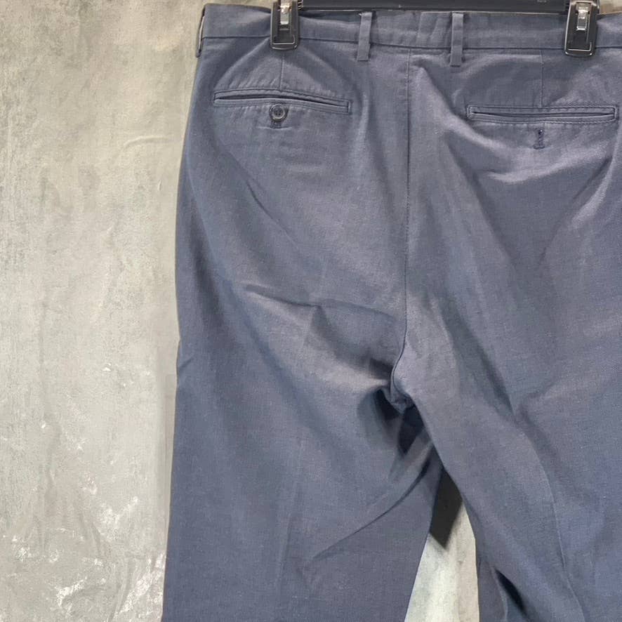 BANANA REPUBLIC Men's Navy Straight-Fit Kentfield Cotton Pants SZ 34