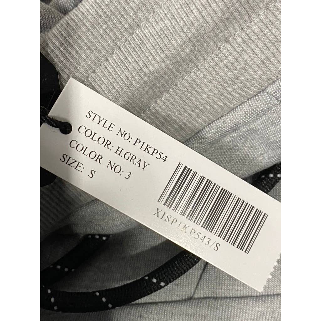 XIOS Men's Heather Grey Drawstring Pull-On Jogger Sweatpants SZ S