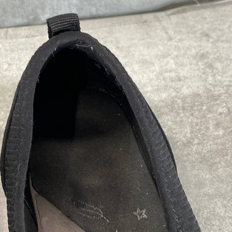 BZEES Women's Black Mesh Niche Washable Fabric Lightweight Slip-On Sneakers SZ 8