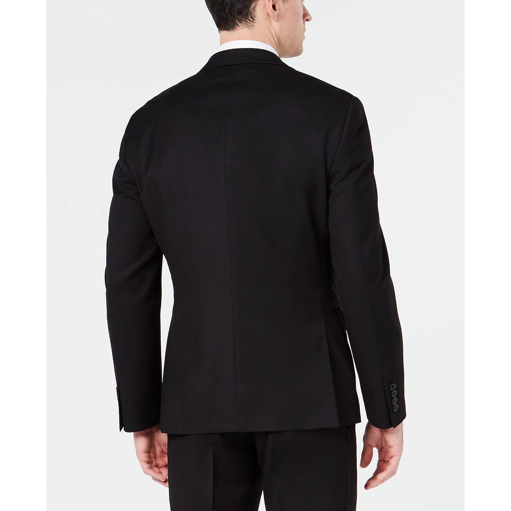 RYAN SEACREST DISTINCTION Black Slim-Fit Stretch Long Tuxedo Jacket SZ 40