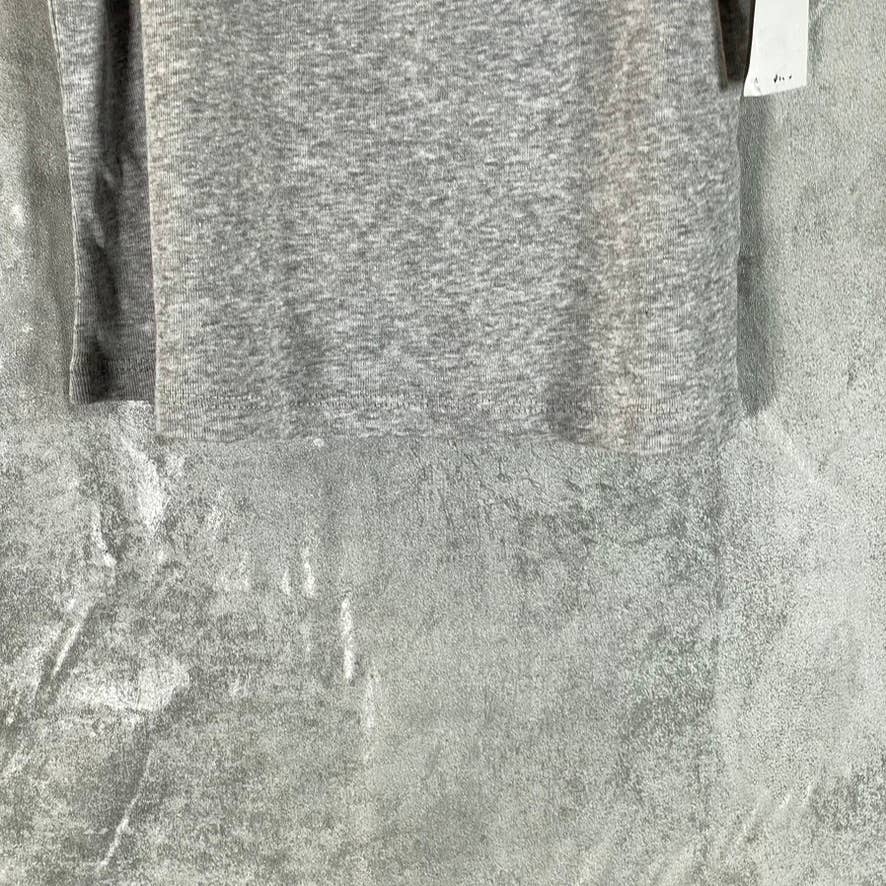 REBELLIOUS ONE Juniors' Heather Grey Butterfly Embroidered Tank Top SZ M