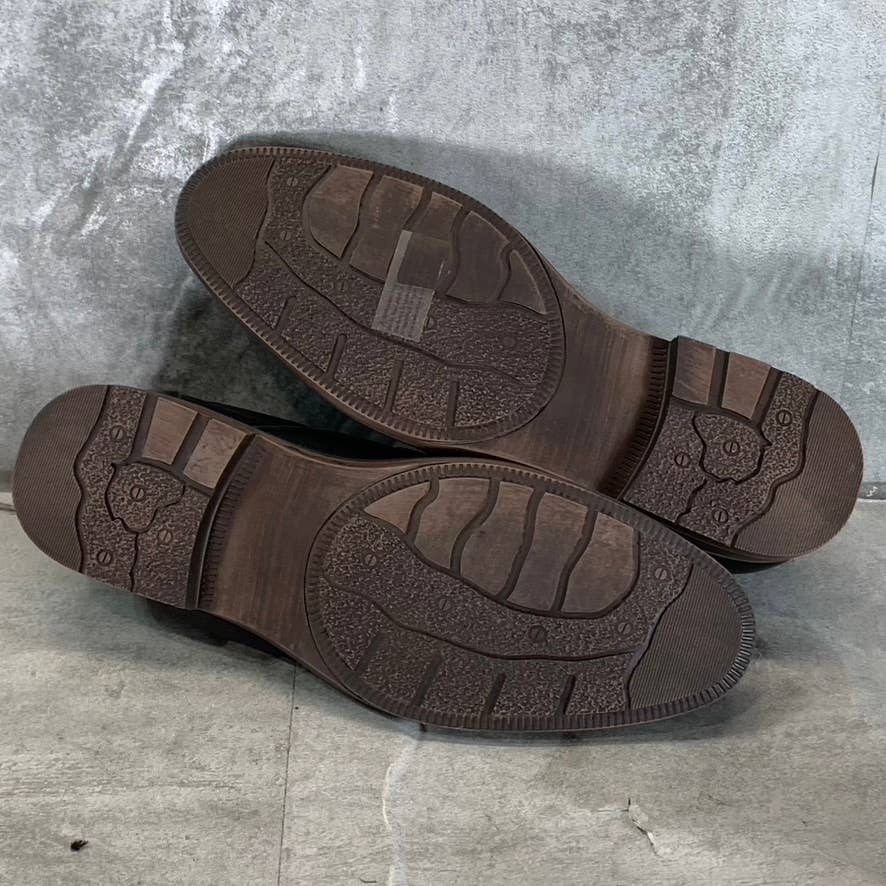 NEW YORK & COMPANY Men's Black Faux-Leather Cooper Lace-Up Oxford Shoes SZ 9.5