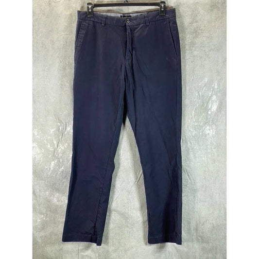 BANANA REPUBLIC Men's True Navy Aiden Fit Slim Chino Pants 35X32