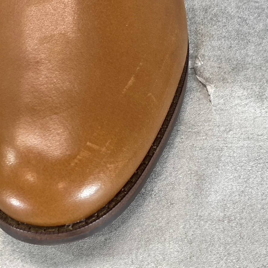 LAUREN RALPH LAUREN Women's Brown Leather Brittaney Buckle Riding Boots SZ 9.5
