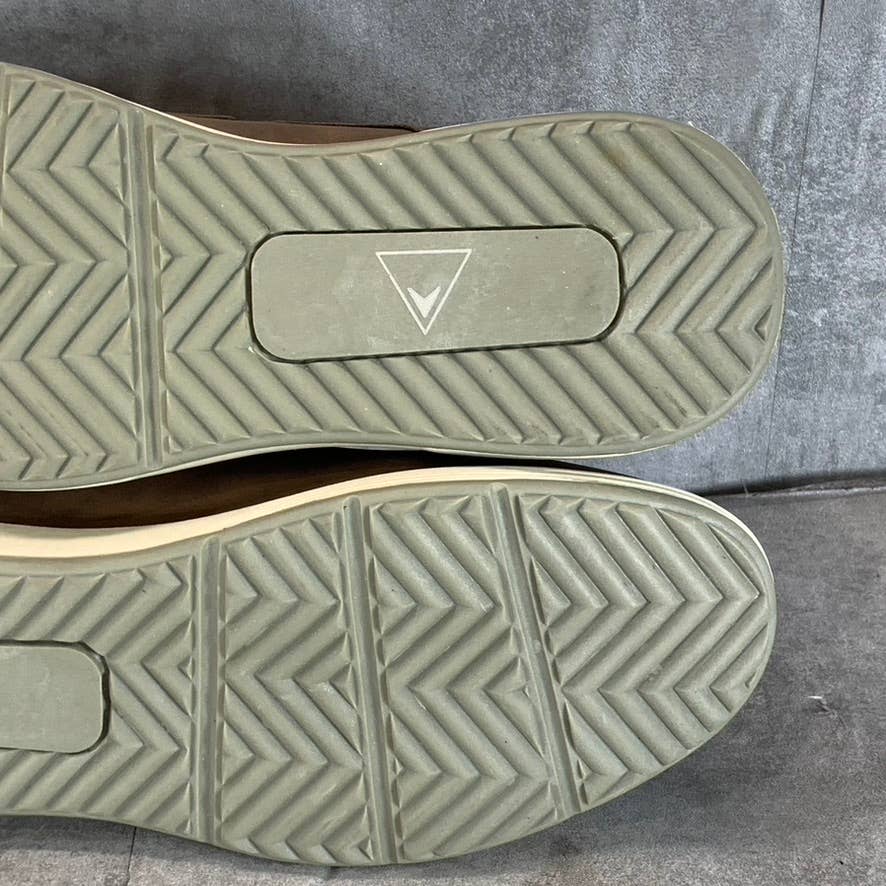 VANCE CO. Men's Tan Faux-Leather Austin Lace-Up Chukka Boot SZ 9