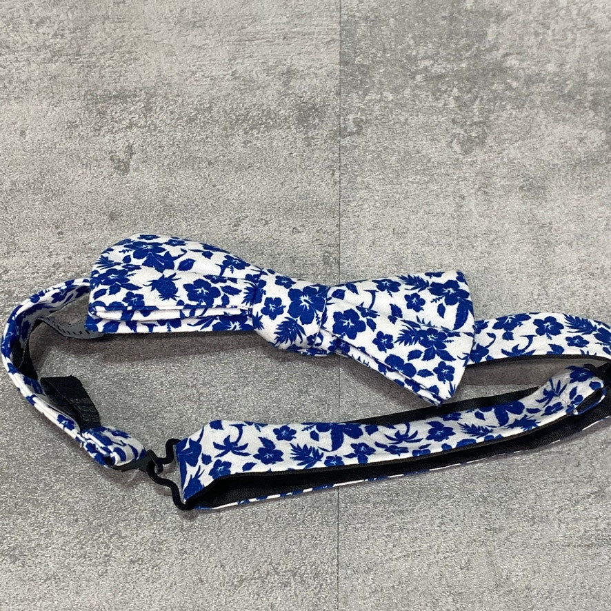 CUFFLINKS INC. Men's White Tropical Adjustable Bow Tie OS