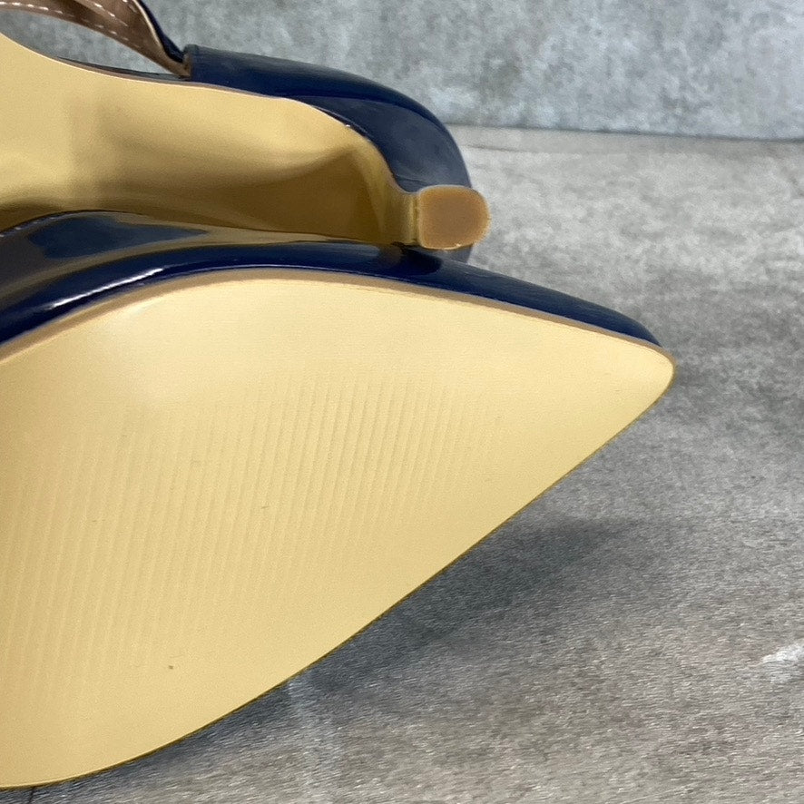 JOURNEE COLLECTION Women's Navy Tru Double Pointed-Toe Stiletto Pumps SZ9