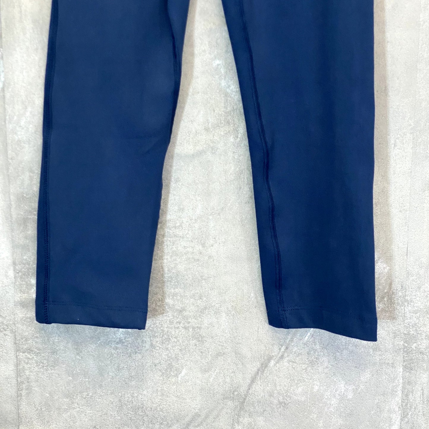 NINE WEST Women's Insignia Blue Side Zip Stretch Active Pull-On Crop Leggings SZ S