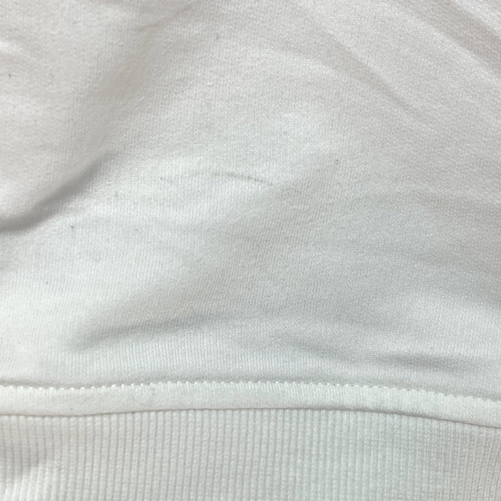 INC INTERNATIONAL CONCEPTS White Crewneck Slant-Zip Long Sleeve T-Shirt SZ L