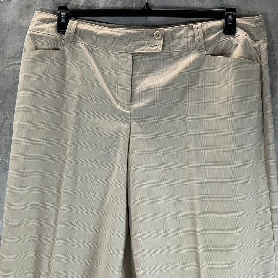 LANE BRYANT Women's Tan Wide-Leg Pants SZ 20