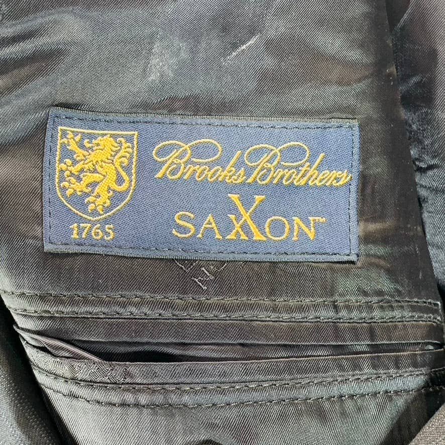 BROOKS BROTHERS Men's Navy Regular-Fit Pinstripe Two-Button Blazer SZ 43R