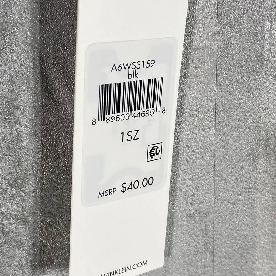 CALVIN KLEIN Women's Black Chambray Woven Scarf SZ OS