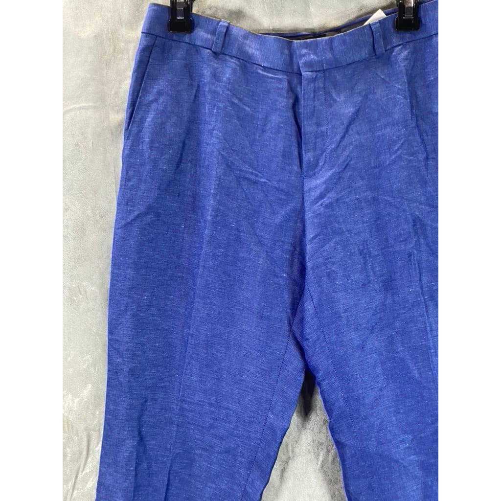 BANANA REPUBLIC Women's Petite Royal Blue Avery Straight Pant SZ 8P