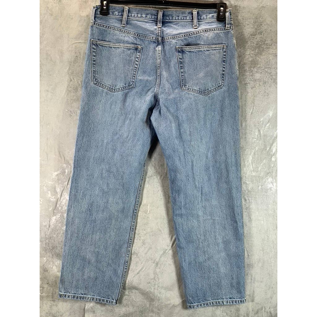 LANDS' END Men's Stone Wash Traditional-Fit Non-Stretch Jeans SZ 36