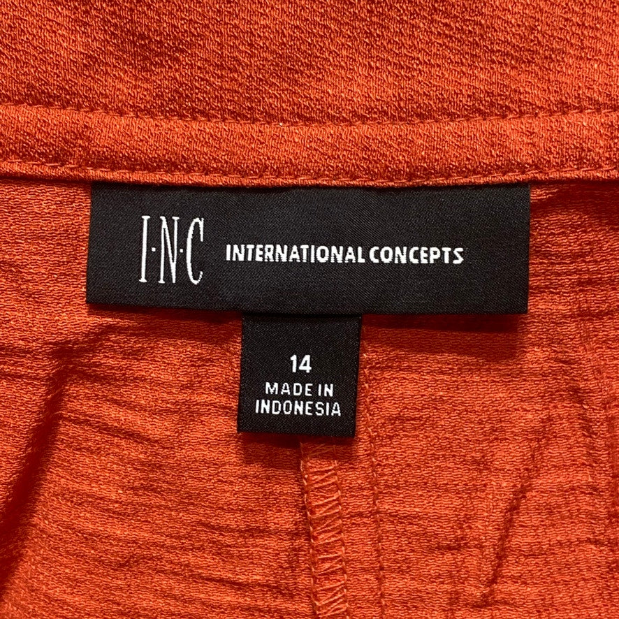 INC INTERNATIONAL CONCEPTS Summer Fig Sarong Shorts SZ 14 (L)