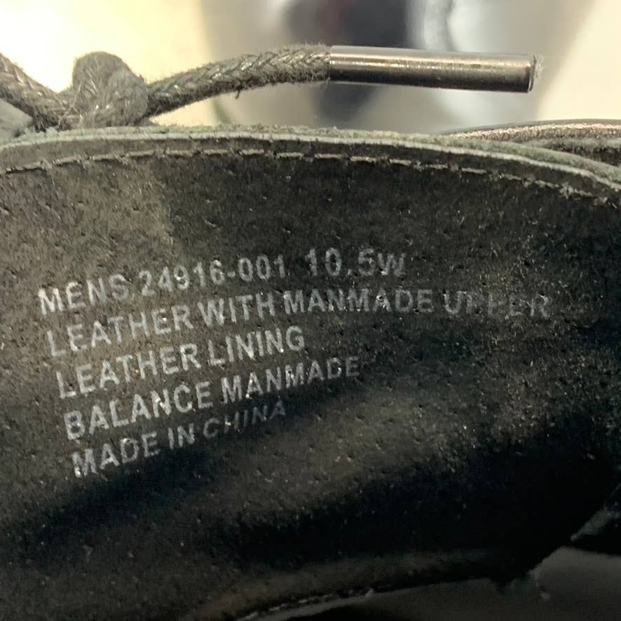 STACY ADAMS Men's Wide Width Black Garrison Wing-Tip Lace-Up Oxford SZ 10.5W