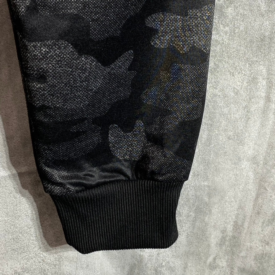 DUNLOP SPORT Men's Dark Grey Camo Pull-On Jogger Sweatpants SZ S