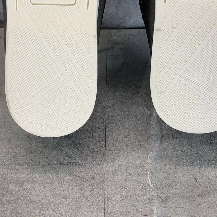 XRAY Men's Gray Perforated Faux-Leather Zahav Lace-Up Boat Shoes SZ 8.5