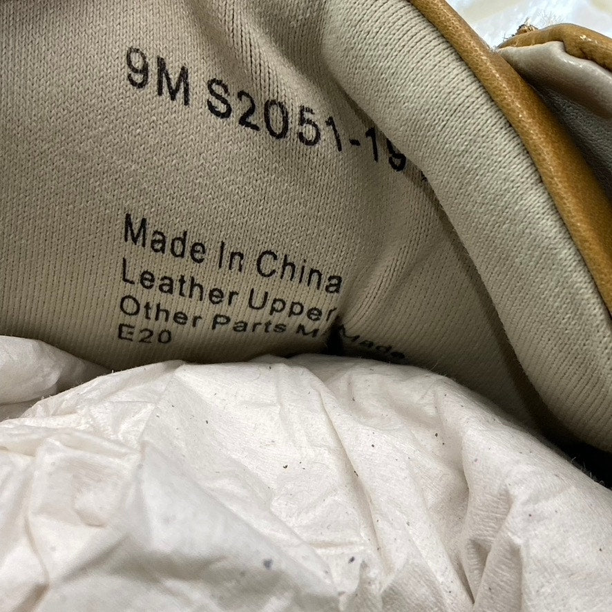 SOFTWALK Women's Camel Leather Athens Round-Toe Lace-Up Sneakers SZ 9