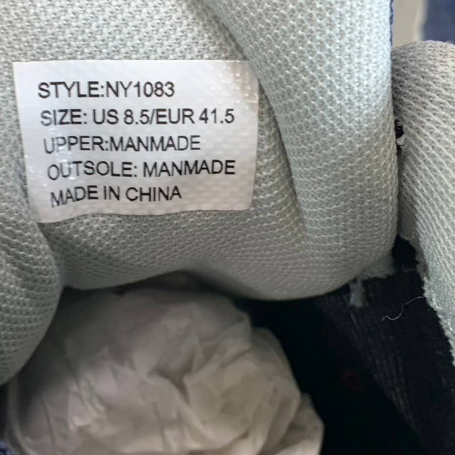 NEW YORK & COMPANY Men's Navy Harvey Low-Top Lace-Up Sneakers SZ 8.5