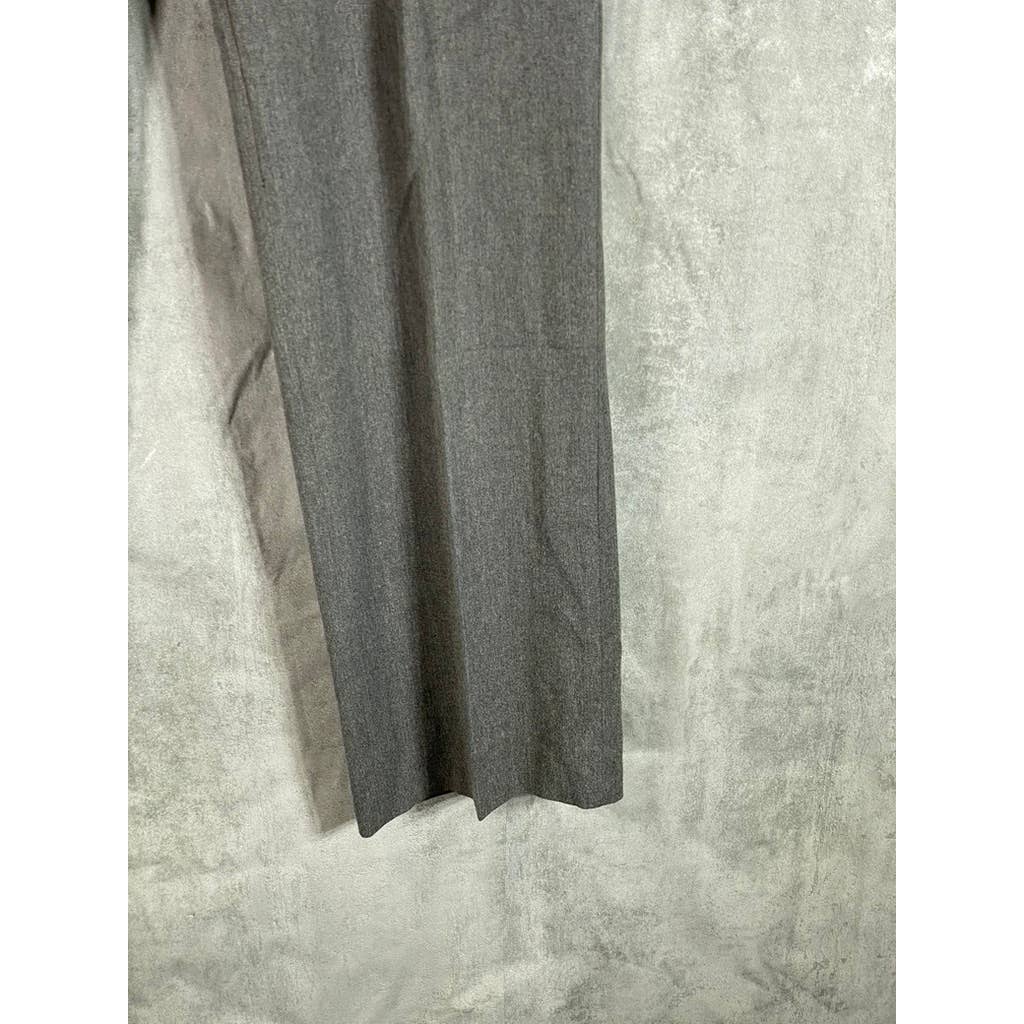 ZARA MAN Men's Heathered Gray Flat-Front Dress Pants SZ 32