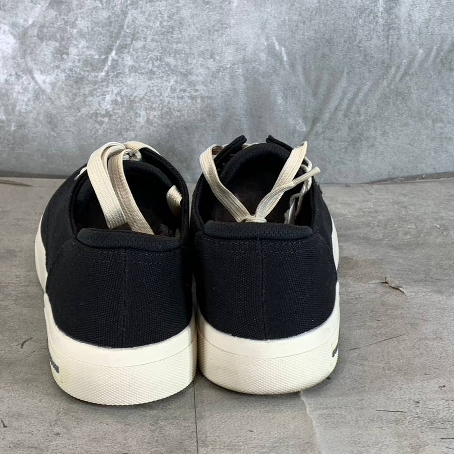 SUN+STONE Men's Black Kiva Lace-Up Core Sneakers SZ 9