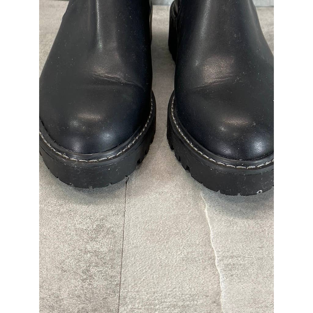GIANI BERNINI Women's Black Maxxine Memory Foam Pull-On Ankle Boots SZ 7.5