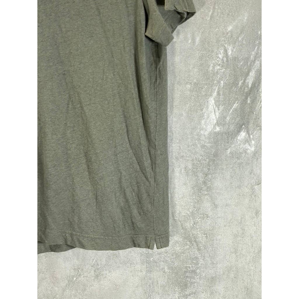 THE MEN'S STORE At Bloomingdales Men's Grey Short Sleeve Polo Shirt SZ M