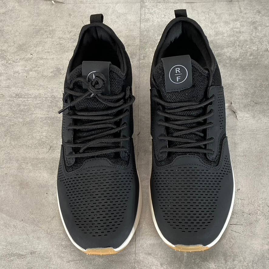 RESERVED FOOTWEAR NEW YORK Men's Black The Chantrey Lace-Up Sneakers SZ 8.5