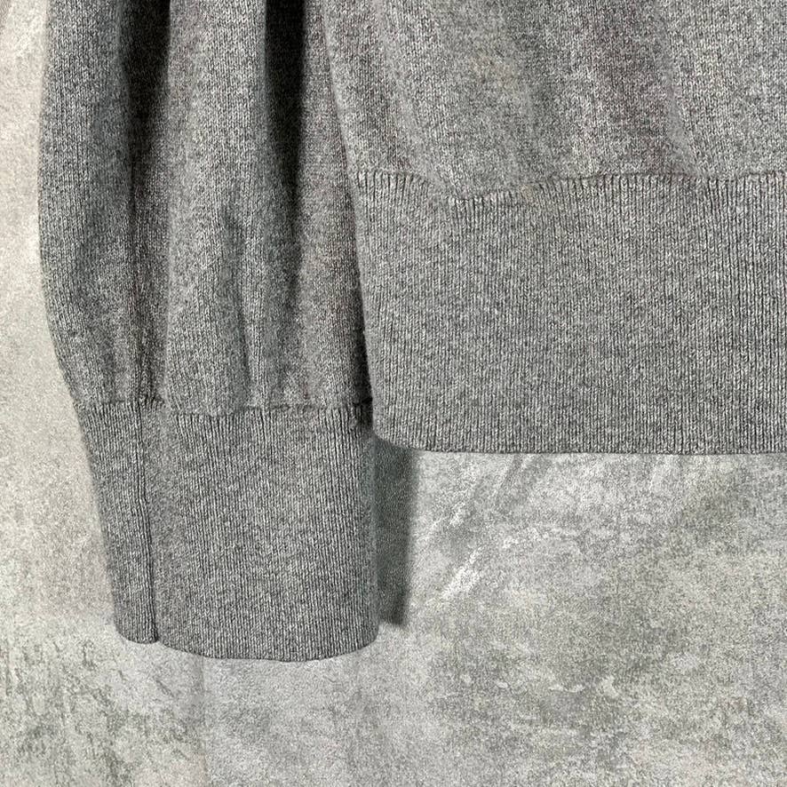 BANANA REPUBLIC Men's Grey Heather Luxury Blend V-Neck Pullover Sweater SZ M
