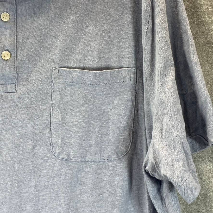 GOODFELLOW & CO Men's Foggy Blue Regular-Fit Short-Sleeve Polo Shirt SZ 2XL