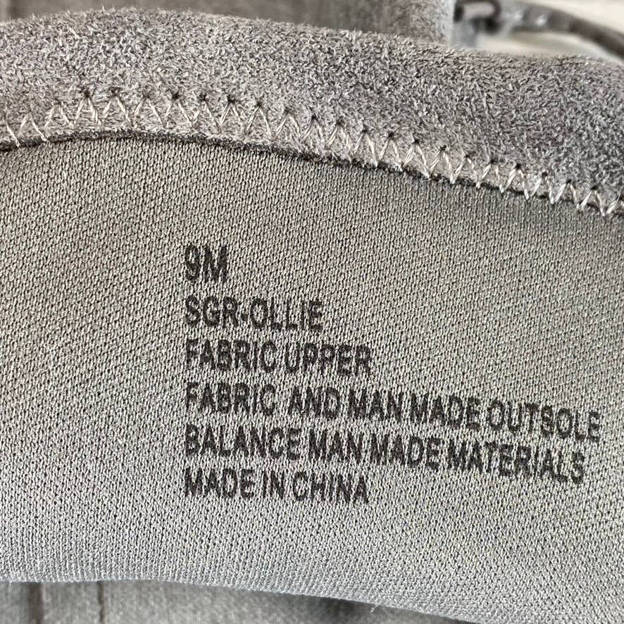 SUGAR Women's Grey Micro Ollie Memory Foam Over-The-Knee Block-Heel Boots SZ 9