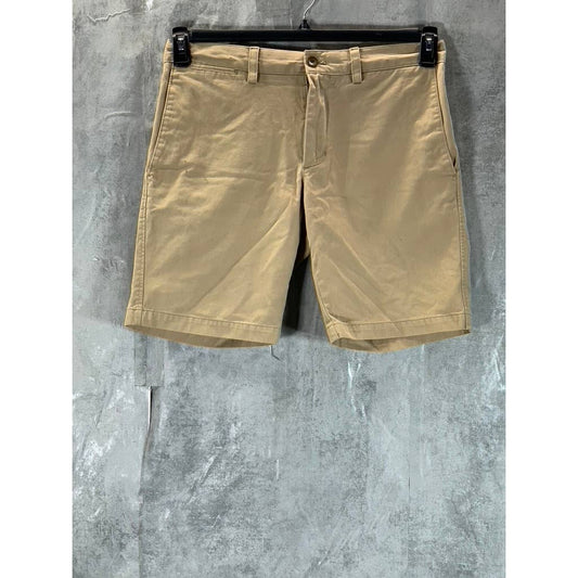 BANANA REPUBLIC Men's Rustic Khaki Cotton Stretch Slim Aiden Shorts SZ 31