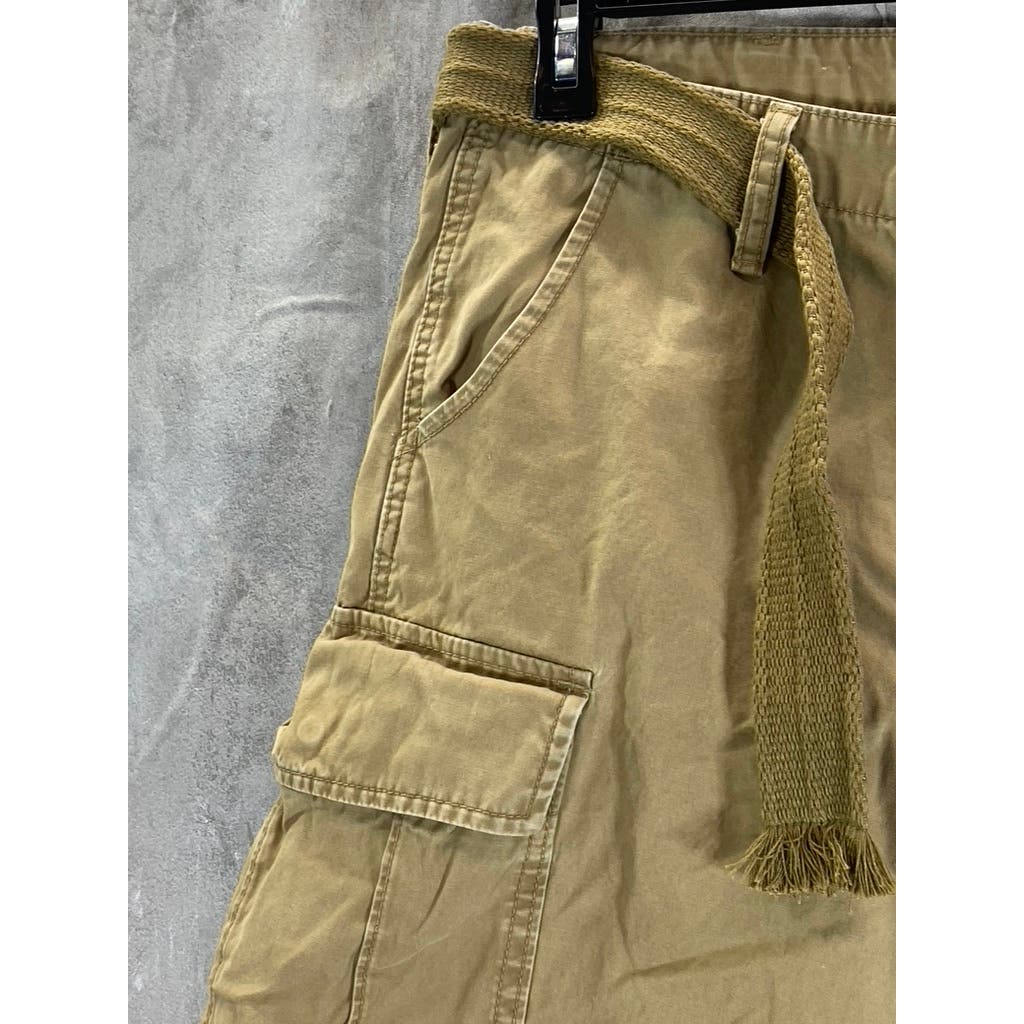 LEVI'S Men's Khaki Belted Cargo Shorts SZ 30