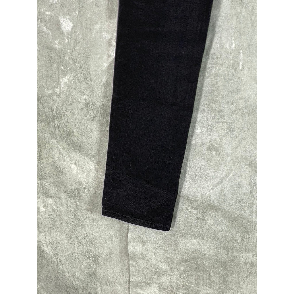 PAIGE Women’s Vintage Black Solid Jimmy Jimmy Low-Rise Skinny Jeans SZ 23