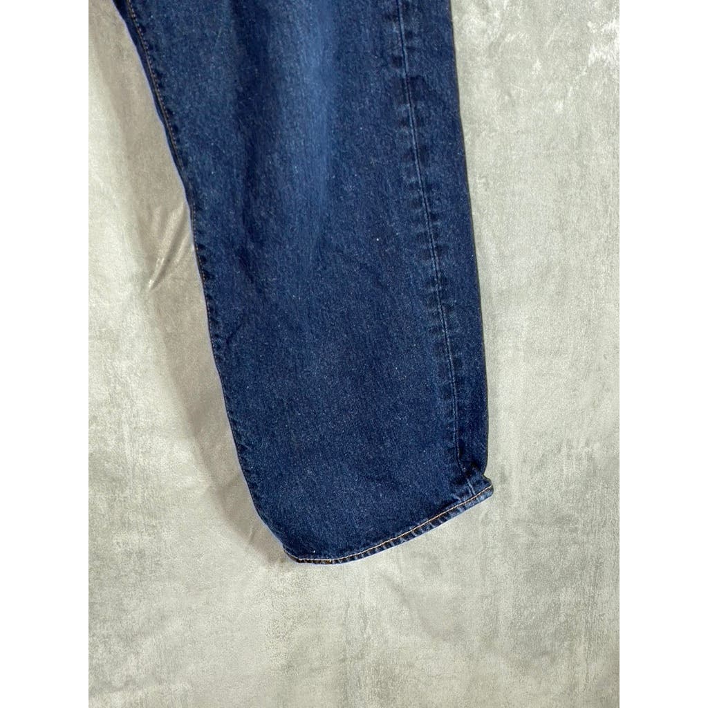 LEVI'S Men's Dark Wash Non-Stretch Straight-Leg Stay Loose Denim Jeans SZ 30X32