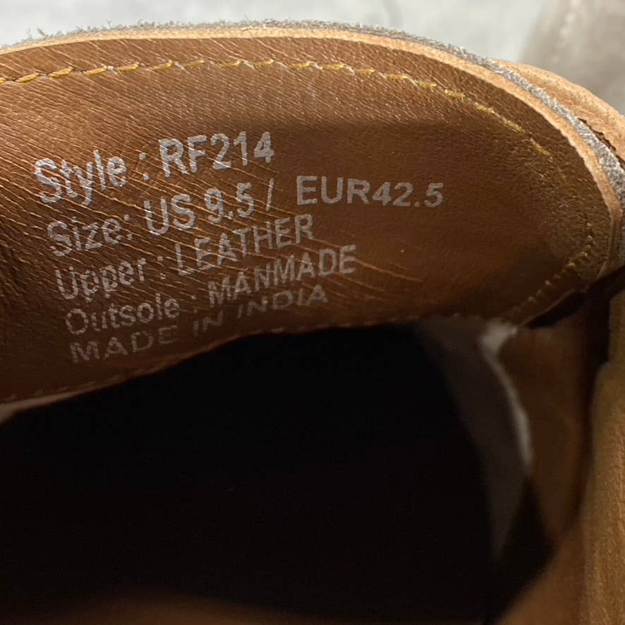 RESERVED FOOTWEAR NEW YORK Men's Taupe Octavious Lace-Up Oxford Shoes SZ 8.5