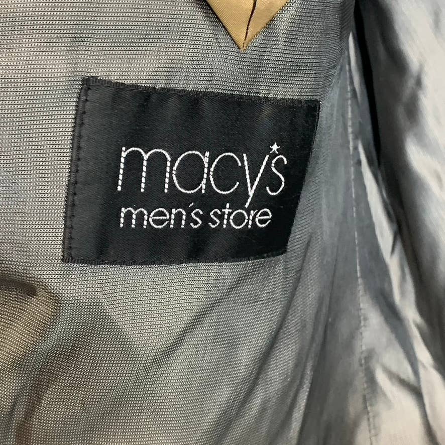 MICHAEL MICHAEL KORS Men's Grey Pinstripe Modern-Fit One-Button Jacket SZ46R