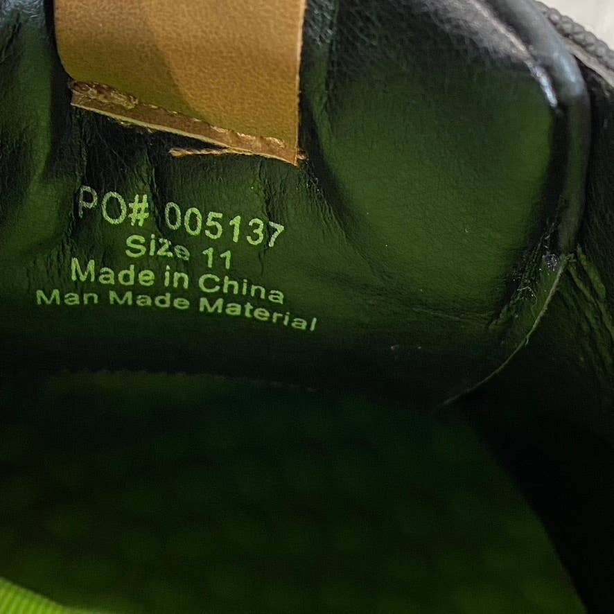 VANCE CO. Men's Black Aydon Casual Memory Foam Lace-Up Sneakers SZ 11