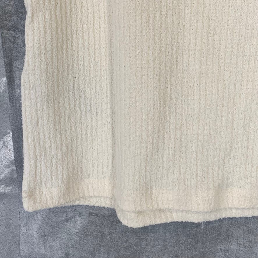 TOPSHOP Cream 2-Piece Scoopneck Cardigan Bodycon Mini Dress SZ 10