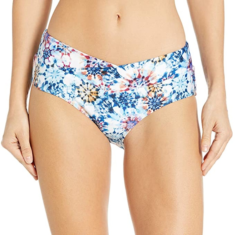 NEXT Rising Sun Splice Mid-Rise Full Coverage Bikini Bottom SZ XS