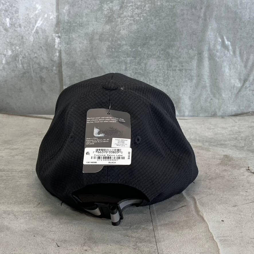 ALFANI Men's Alfa-Tech Black Reflective Trim Lightweight Baseball Cap SZ OS