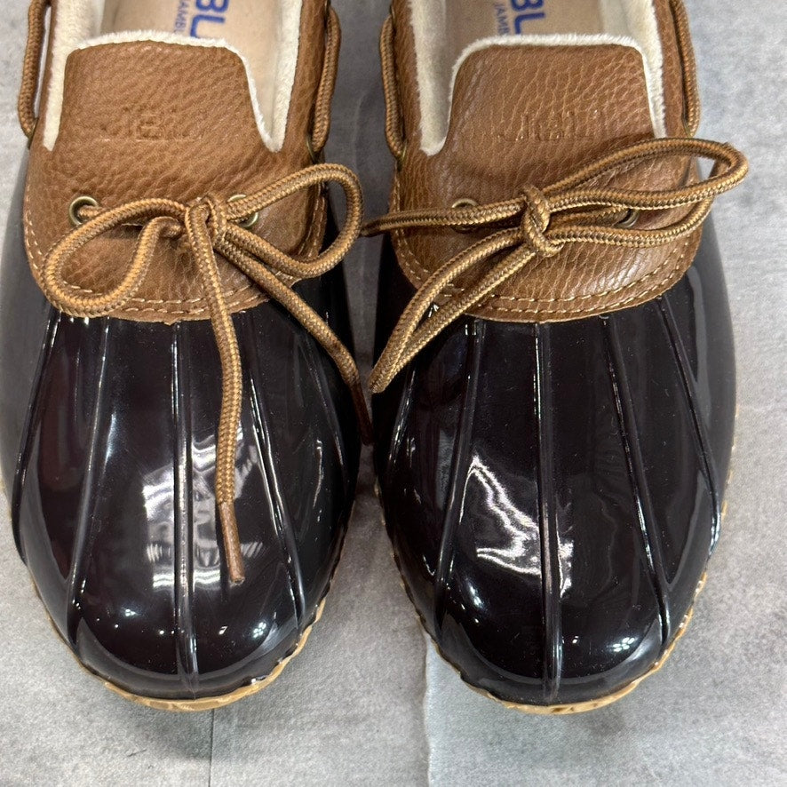 JBU By Jambu Women's Chocolate Brown Woodbury Casual Waterproof Duck Shoes SZ 9