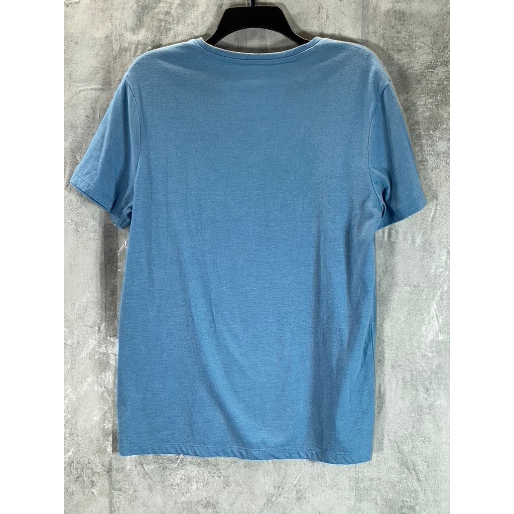 GOODFELLOW & CO Men's Blue Crewneck Short-Sleeve Lyndale T-Shirt SZ M