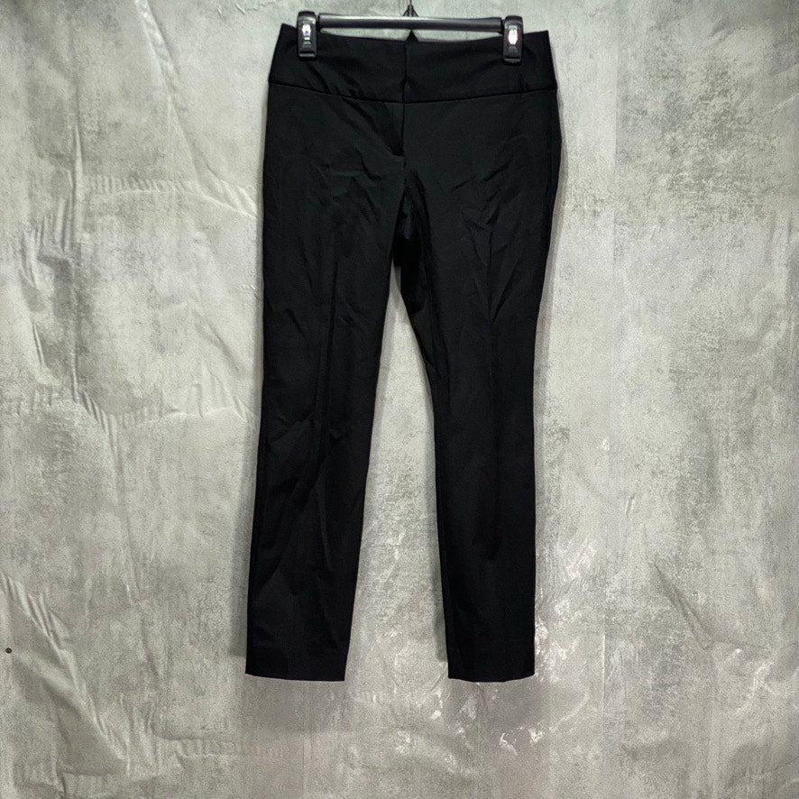 ALFANI Petite Short Black Mid-Rise Slim Fit Pants SZ 2PS