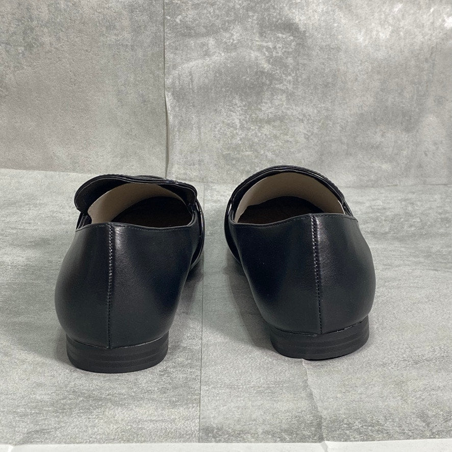 ESPRIT Black Madison Slip-On Almond Toe Loafers SZ 9